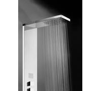 Bossini - Pannello doccia MANHATTAN PANEL FLAT TERMO 2 in acciaio inox a 2 funzioni - L00930