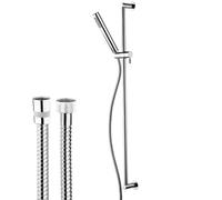 Bossini Slim set doccia con asta saliscendi, 1 tipo di getto, D38005P00030013, Slim cromo [Rubinetteria Bagno > Set Doccia]