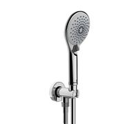 Bossini Syncronia set doccia con presa d'acqua e supporto, 3 tipi di getto, C12035C00030004, Syncronia cromo [Rubinetteria Bagno > Set Doccia]