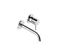 BOSSINI - TEO miscelatore monocomando lavabo a parete con incasso - Z00730+Z00801 : Finitura - Oro spazzolato
