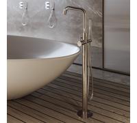 Bossini Teo rubinetto vasca a pavimento, miscelatore monocomando, Z00751000030005, Teo cromo [Rubinetteria Bagno > Rubinetteria Vasca]