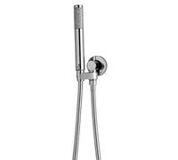 Bossini Zen set doccia con presa d'acqua e supporto, 1 tipo di getto, C54001C00030004, Zen cromo [Rubinetteria Bagno > Set Doccia]