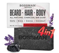 Bossman Brands Shampoo Beard Hair & Body Bar Soap