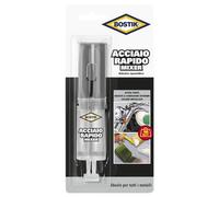 Adesivo Epossidico Bicomponente per Acciaio, Bostik, Rapido Mixer 10928, da 24ml
