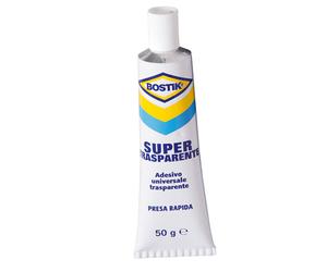 BOSTIK - 6315229 - Adesivo Supertrasparente - universale - 50 gr - trasparente - Bostik - 50994 - Conf. da 1 Pz. - 6315229