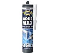Bostik Aqua Max Bianco 425 gr cartuccia, Colla di Montaggio e sigillante permantente resistente all'acqua