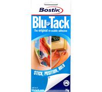 Bostik Blu Tack adesivo riutilizzabile multiuso da 75 g, confezione da 10, di al