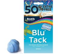 Bostik Blu Tack Blu Mastice Riutilizzabile Handy Size 50% Extra Free 30615681