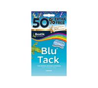 Bostik Blu Tack Blu Mastice Riutilizzabile Handy Size 50% Extra Free 30615681