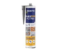 Bostik Flexpro PU 790 Grigio Antracite Ral 7016 - Sigillante multiuso - Tutti i materiali - Interno/Esterno e Sfondi umidi - Formula poliuretanica ad alte prestazioni - 300 ml
