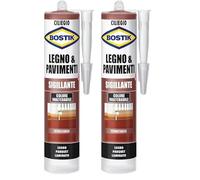 Bostik Legno&Pavimenti Sigillante Ciliegio cartuccia 300ml (Confezione da 2)