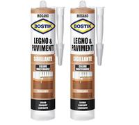 Bostik Legno&Pavimenti Sigillante Mogano cartuccia 300ml (Confezione da 2)