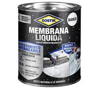 BOSTIK MEMBRANA LIQUIDA BIANCO 1 kg RIVESTIMENTO POLIMERICO IMPERMEABILIZZANTE