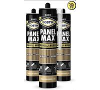 Bostik Panel Max Bianco - 3 X Adesivo Speciale Per Pannelli Murali ml. 450