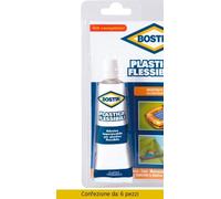 56812 Q.TA' 6 BOSTIK PLASTICA FLESSIBILE ADESIVO TUBETTO 50G BLISTER