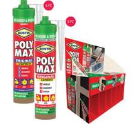 BOSTIK POLYMAX ORIGINAL EXPRESS SCC - CF= PZ 6 BIANCO + PZ 6 TRASPARENTE