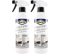 Bostik Puli-Pro Splendi Acciaio igienizzante 500ml (Confezione da 2)