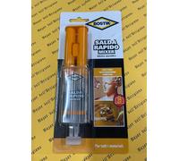 BOSTIK SALDARAPIDO MIXER colla adesiva epossidica bicomponente trasparente.
