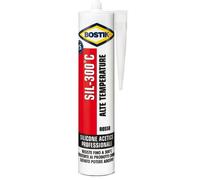 BOSTIK SIL 300°C - Cartuccia silicone per alte temperature 300 ml colore rosso