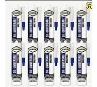 Bostik Sil-Universale - 10 X Silicone Multiuso Acetico Resistente Muffa ml 280