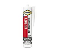 Silicone alte temperature bostik rosso ml 300 (12 pezzi) Bostik