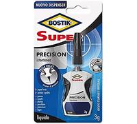 Bostik Super Precision Colla Istantanea con applicatore di precisione per piccole riparazioni Trasparente, 3gr