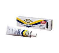 Bostik Superchiaro - Adesivo Universale a Contatto Superforte, Presa Rapida, Trasparente/Giallo Miele, Tubetto da 50g