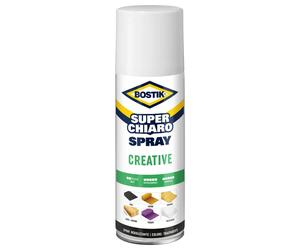 Bostik Superchiaro Colla Spray CREATIVE Senza Acidi Incolore Non macchia 500 ml