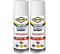 Bostik Superchiaro Spray Professionale, Adesivo spray trasparente per applicazioni professionali 500 ML (Confezione da 2)