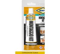 Bostik 125 gr colla di montaggio kit silicone adesivo trasparente extra forte