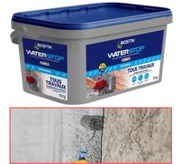 Membrana impermeabilizzante - BOSTIK - Waterstop - Riparazione perdite - Secchio da 6 kg - Grigio