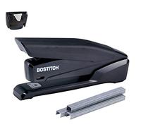 Bostitch Executive 3 in 1 cucitrice, include 210 punti e rimozione graffette integrato, pinzatura a un dito, senza sforzo, capacità di 20 fogli, cucitrice a molla, nero (INP20-BLK)