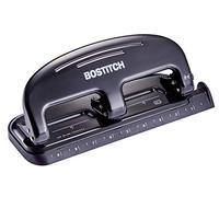 Bostitch EZ Squeeze™ - Perforatore a 3 fori, 20 fogli, colore: argento/nero (HP20)