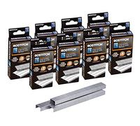 Bostitch, graffette standard, lunghezza 0,6 cm, 5000 per scatola, confezione da 8