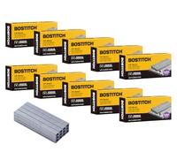 Bostitch Office 50.000 graffette standard, lunghezza 1/4", punti a striscia intera, 210/Strip, 5000 per scatola, confezione da 10