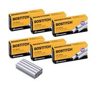 Bostitch Office B8 PowerCrown STCRP21151/4-6 - Graffette da 0,6 cm, confezione da 30.000 punti, colore: argento