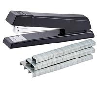 Bostitch Office No-Jam - Cucitrice da tavolo, striscia intera, colore: nero