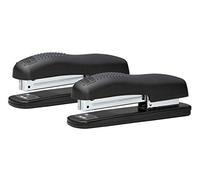 Bostitch Office Pinzatrice ergonomica da scrivania, 20 fogli, colore nero, confezione da 2