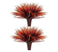 Boston - Cespugli di felce artificiali, verde decorativo protetto contro i raggi UV, falso realistico, per la camera da 'ufficio o il patio