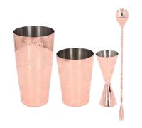 Boston Cocktail Shaker Set in Acciaio Inossidabile 304, Design Vintage, Capacità Media - Set Multiuso per Bar, Facile Pulire, per Cocktail Professionali e Feste (Tipo 4)