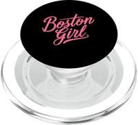 Boston Girl Massachusetts New England Cape Cod Donna Rosa PopSockets PopGrip per MagSafe