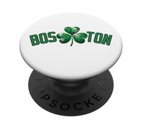 Boston Green Shamrock fan irlandese residente studente visitatore PopSockets PopGrip Adesivo