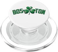 Boston Green Shamrock fan irlandese residente studente visitatore PopSockets PopGrip per MagSafe