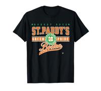 Boston Irish Green Pride Retro Clover Festa di San Patrizio 2026 Maglietta