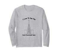 Boston MA Temple, Mi Piace Vedere Il Mio Tempio, primario Maglia a Manica