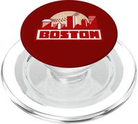 Boston, orizzonte, sotto, uno, baseball, vintage, retrò, grafica PopSockets PopGrip per MagSafe