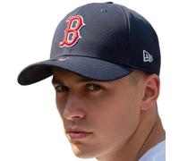 Boston Red Sox New Era 9Forty Cappellino Baseball Snapback Blu Navy One Size