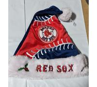 Boston Rosso Sox Team Logo Vacanza Chic Cappello Babbo Natale Nuovo Nwt Sh-