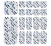 Boston Tech Elettrodi per TENS EMS con connettore a Bottone 3,5 mm, Set 16 Pads 5x5 cm, compatibili con Beurer, Vitalcontrol | Riutilizzabili, adesione ottimale Senza Gel (5x5 5x10 16pz)
