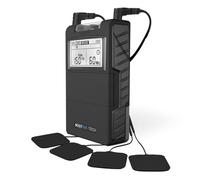 Boston Tech® Elettrostimolatore Muscolare ME89 PRO | TENS EMS 7 Modalità Personalizzabili | Sollievo dal Dolore + Stimolazione Muscolare | Include 4 Elettrodi + Batteria 9V + Protezione Antiurto